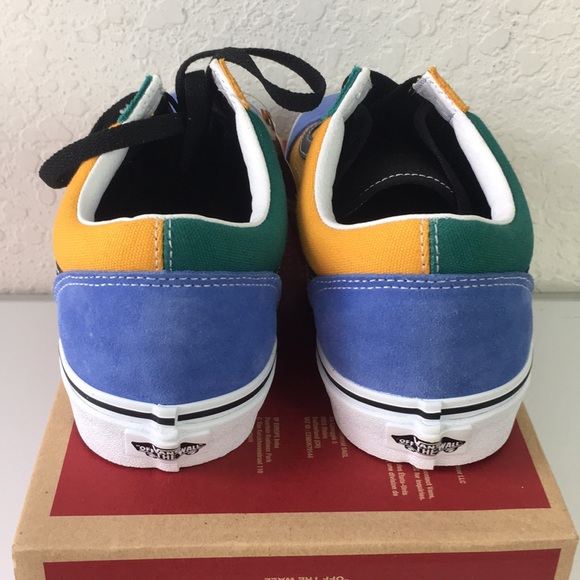 NWT Men Vans Old Skool Multi color Shoes - Picture 3 of 11